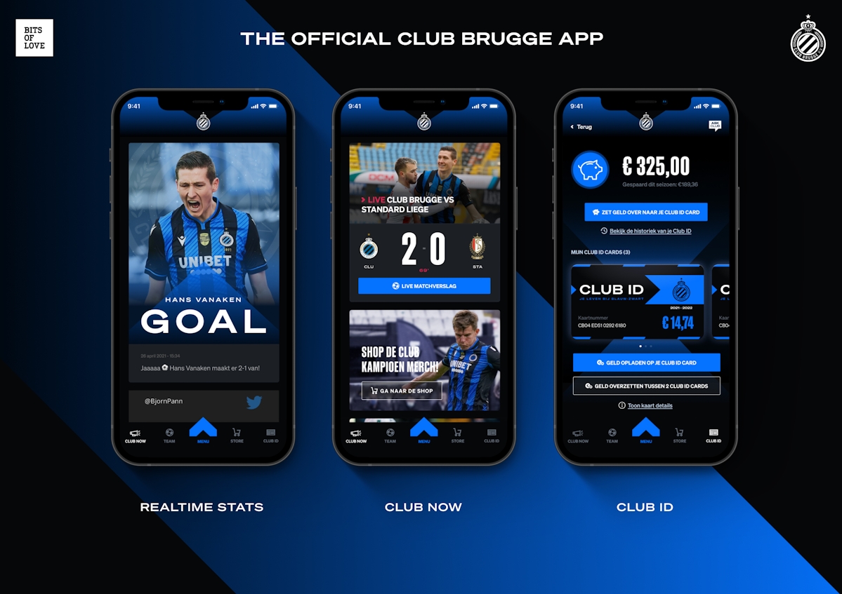 Emphasising user experience with the official Club…