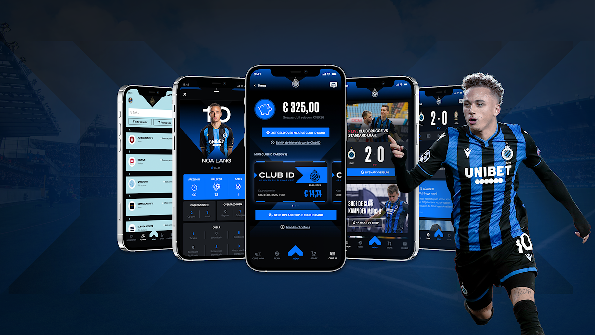 Emphasising user experience with the official Club Brugge fan app