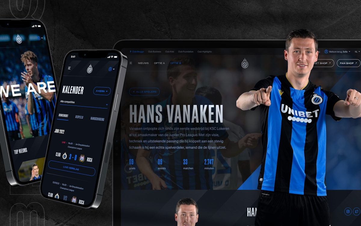 Unleashing the Power of User-Centric Design: Club Brugge's Website Reinvented