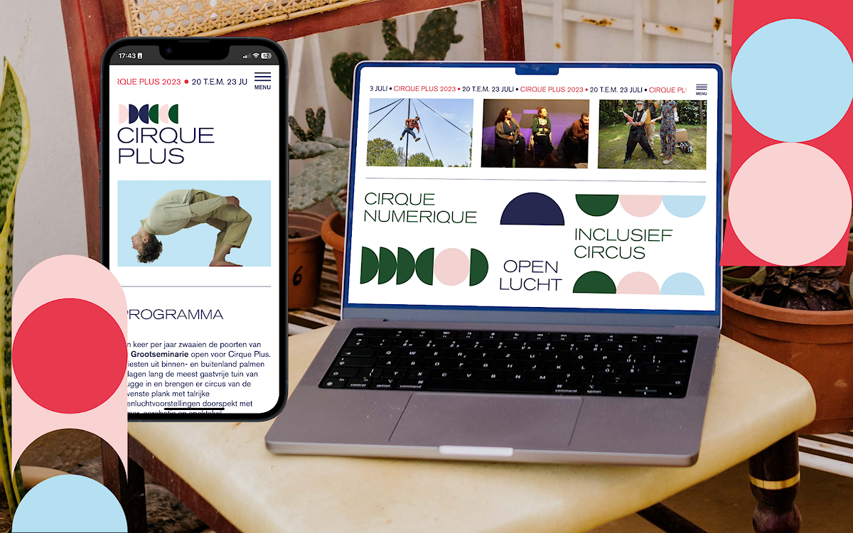 A New, Dynamic and Accessible Website for Cirque Plus!